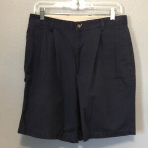Y2K Bill Blass Navy shorts Men's 32 pleated Bermuda cargo high rise gorpcore